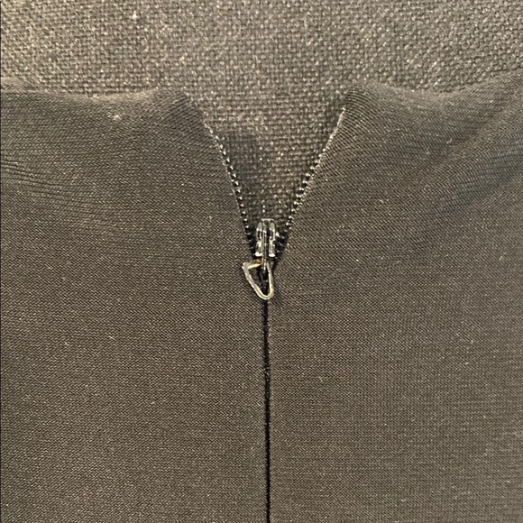 American Living Black Tiered Cocktail Dress | V-Neck Cap Sleeve LBD | Size 14 - Picture 13 of 14